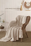 ELART Ruffle Pike Tek Kişilik (160x220 cm) Bej