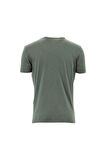 Erkek Bisiklet Yaka Regular Kalıp Baskılı T-Shirt - Yeşil | XL