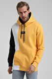 Kapüşonlu Hardal Slim Fit Sweatshirt 22FWM64033