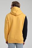Kapüşonlu Hardal Slim Fit Sweatshirt 22FWM64033