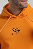 Kapüşonlu Turuncu Slim Fit Sweatshirt 22FWM64034