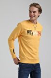 Bisiklet Yaka Hardal Regular Sweatshirt 22FWM60123