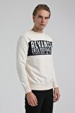 Bisiklet Yaka Ekru Regular Sweatshirt 22FWM60130
