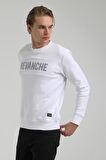 Bisiklet Yaka Beyaz Regular Sweatshirt 22FWM60117