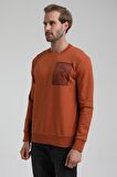 Bisiklet Yaka Kiremit Slim Fit Sweatshirt 22FWM60119