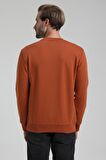 Bisiklet Yaka Kiremit Slim Fit Sweatshirt 22FWM60119