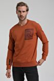 Bisiklet Yaka Kiremit Slim Fit Sweatshirt 22FWM60119