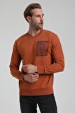 Bisiklet Yaka Kiremit Slim Fit Sweatshirt 22FWM60119