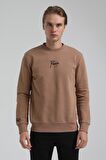 Bisiklet Yaka Camel Regular Sweatshirt 22FWM60129