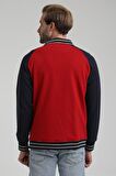 New World Polo Kolej Yaka Kırmızı Slim Fit Ceket 22FWM60131