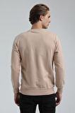 Bisiklet Yaka Bej Regular Sweatshirt 22FWM60132
