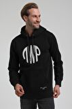 Kapüşonlu Siyah Slim Fit Sweatshirt 22FWM64037