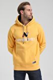 Kapüşonlu Hardal Slim Fit Sweatshirt 22FWM64032