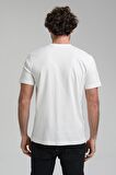 New World Polo Bisiklet Yaka Ekru Regular Custom Tişört 23SSM20285