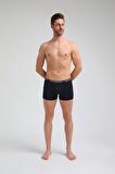 Basic 3'lü Boxer Lacivert-Beyaz-Gri Slim Fit Boxer Set 23SSM1003