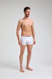 Basic 3'lü Boxer Lacivert-Beyaz-Gri Slim Fit Boxer Set 23SSM1003