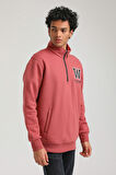 Kestane Slim Fit Half-Zip Sweatshirt 23FWM64065