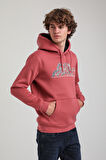 Kapüşonlu Kestane Slim Fit Hoodie 23FWM64051