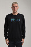 Bisiklet Yaka Lacivert Slim Fit Sweatshirt 24FWM60186
