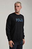 Bisiklet Yaka Lacivert Slim Fit Sweatshirt 24FWM60186