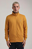 Dik Yaka Hardal Slim Fit Sweatshirt 24FWM60196