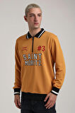 Bisiklet Yaka Hardal Slim Fit Sweatshirt 24FWM60207