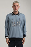 Bisiklet Yaka Mavi Slim Fit Sweatshirt 24FWM60207