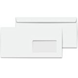 Gen-Of Pencereli Diplomat Zarf Silikonlu 105x240 mm 110 gr 100 lü Beyaz
