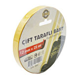 Gen-Of Çift Taraflı Bant 12x25 m (GEN-8201)