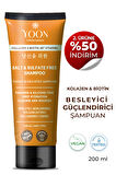 Sülfatsız ve Tuzsuz Şampuan, Kolajen Biotin B7 içerikli Parabensiz, Nemlendirici Vegan Şampuan 250ml