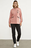 Taş Baskılı Tunik Eşofman Takım - Pembe