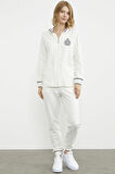Nakış Detaylı Jogger Eşofman Takım - Ekru