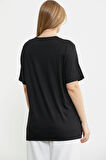 25Y2202-60066 SEMENTA TRİKO YAKA KONBİNLİ KISA KOL BLUZ