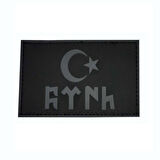 Single Sword GÖKTÜRK Plastik Patch - Peç SİYAH