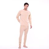 Single Sword Kışlık Kalın Polar Erkek İçlik Takım