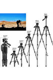 Profesyonel Np-8850 Kamera Ve Telefon Standlı Ayarlanabilir 175cm Tripod