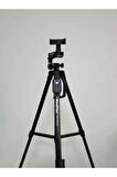 Np-8830 155 Cm Bluetooth Kumandalı Profesyonel Telefon Kamera Tutucu Çantalı Tripod