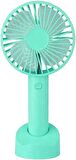 Taşınabilir Mini USB Fan Telefon Standlı El Fanı 3 Kademeli Üfleyici Mini Vantilatör Soğutucu Evde Ofiste Yolda Kullanım 21cm Mini Fan HR023 (MAVİ)