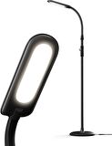 Aukey Modern İç Mekan Aydınlatma Göz Yormayan LED ayaklı lamba 5 Kademeli Ayarlanabilir Parlaklık İçin Modern Park Lambası Salon Oturma Odası Koltuk Ucu Piyano Lamba Ayakta Duran Işık