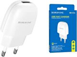 Borofone BA49A Lightning - Type-C Hızlı Şarj Aleti Beyaz