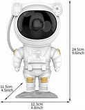 Coverzone Astronot Gece Lambası Dekoratif Uzaktan Kumandalı Galaksiler ve Yıldızlar 8 Farklı Mod İle Göz Yormayan Uzay Efektleri Gökyüzü Projeksiyon Işığı Çocuk Ve Genç Odası İçin Hediyelik