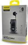 Dunspin Mono Bluetooth Kulaklık Makaralı Dijital Ekranlı 30 Dakikada Hızlı Şarj 25 Saat Müzik Dinleme Profesyonel Kulakiçi Kulaklık Çağrı Alma - Reddetme 10 metre İletim Mesafesi