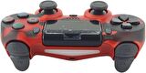 Coverzone Ps4 Doubleshock ile Uyumlu Kablosuz Analog Oyun Kolu Kamuflaj Desenli Coverzone Ps4 ile Uyumlu Wireless Kontrol Doubleshock (Kırmızı)