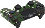 Coverzone Ps4 Doubleshock ile Uyumlu Kablosuz Analog Oyun Kolu Kamuflaj Desenli Coverzone Ps4 ile Uyumlu Wireless Kontrol Doubleshock (Yeşil)