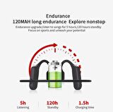 Kablosuz Bluetooth Kulaklık İki Kanallı Stereo Spor Koşu Tırmanma Sürüş Yapma ve Doğa Ortamında Kullanıma Uygun Dahili Lityum Polimer Pil 10 Metre Arama Mesafesi ENC1
