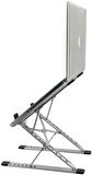 Coverzone Kaliteli Tok Alüminyum Dizüstü Bilgisayar Notebook Standı Yüksekliği Ayarlanabilir 30cm Maksimum Yükseklik Stand Taşınabilir Yükseltici MacBook Uyumlu Tüm Dizüstü Bilgisayar 10-16 inç N8