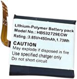 Coverzone Huawei GT2 46mm Akıllı Saat İle Uyumlu Batarya 450mAh Li-Polymer Battery Type HB532729ECW Pil Smart Watch Battery