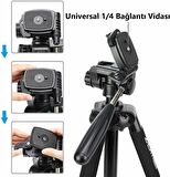 Zomei Q222 Kamera Tripodu Statik Esnek Fotoğraf , Seyahat Standı Akıllı Telefon Kamerası DSLR Projektör için