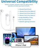 Coverzone Tak Çalıştır lightning Uçlu Mikrofonlu Kulaklık iPhone 13 Serisine Kadar Destek iPhone 11 ve 12 Uyumlu Lightning EarPods Kulaklık
