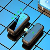 Coverzone Yaka Mikrofonu Lightning Uyumlu Youtube Twitch Canlı Yayın Tiktok Klipsli Yaka Mikrofonu iPhone Lightning Modellerine Uyumlu J11 (Lightning)